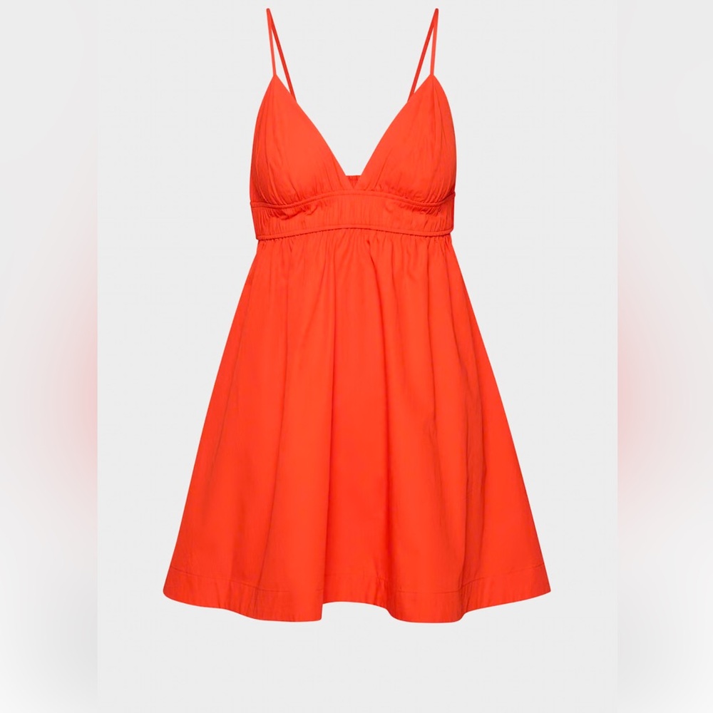 Aritzia Bold Orange Mini Dress